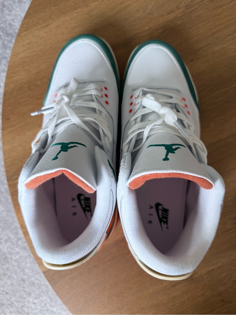 Nike Air Jordan 3 Retro SE Solefly Miami Beige Orange Green Sneakers Men’s 11 - Picture 9 of 15